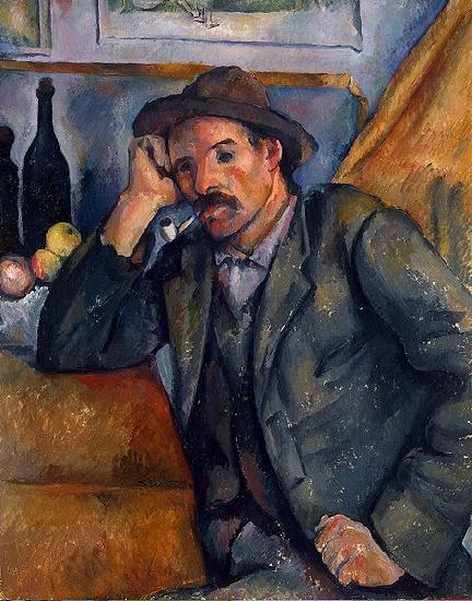 Paul Cezanne Mann mit der Pfeife oil painting image